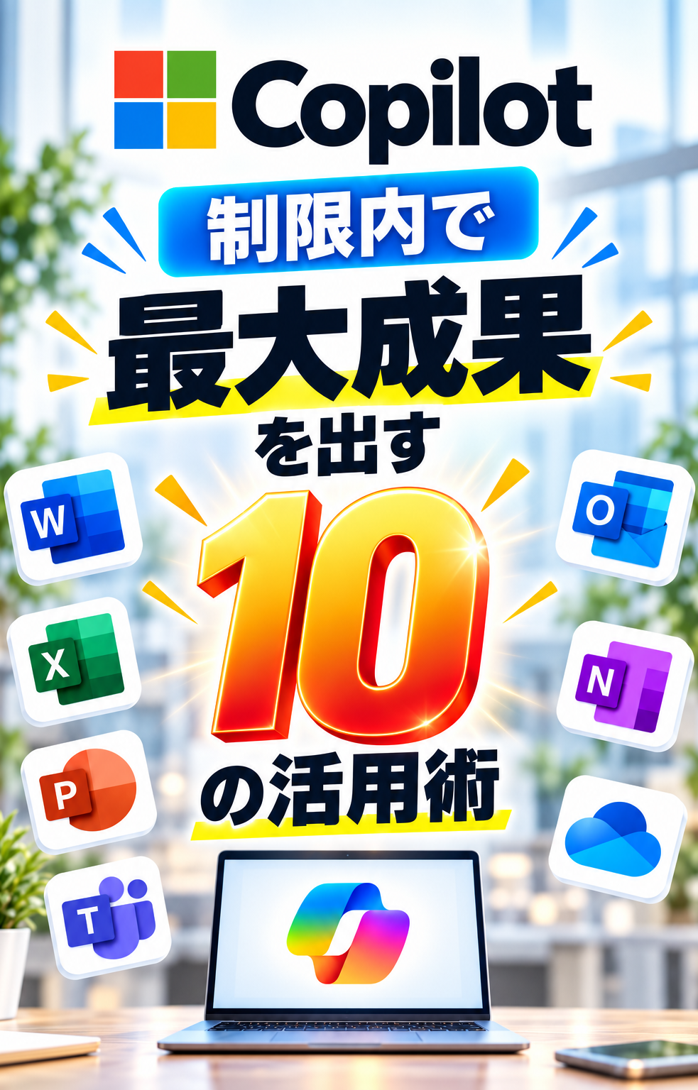 Copilotしか使えない人必見！制限内で最大成果を出す活用術10選